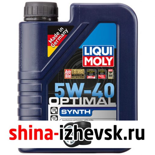 Моторное масло для автомобиля Liqui Moly Optimal Synth 5W40 1л. в Ижевске
